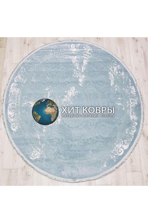 Турецкий ковер Ritim 4204 Голубой круг
